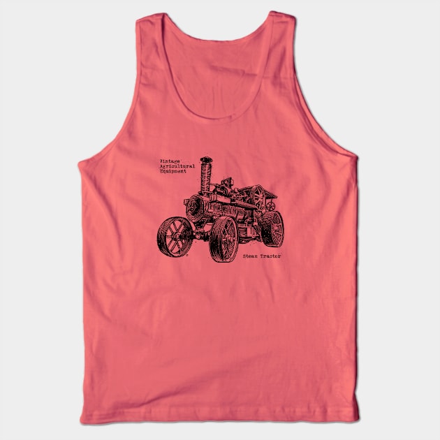 Grunge steam tractor Tank Top by StefanAlfonso